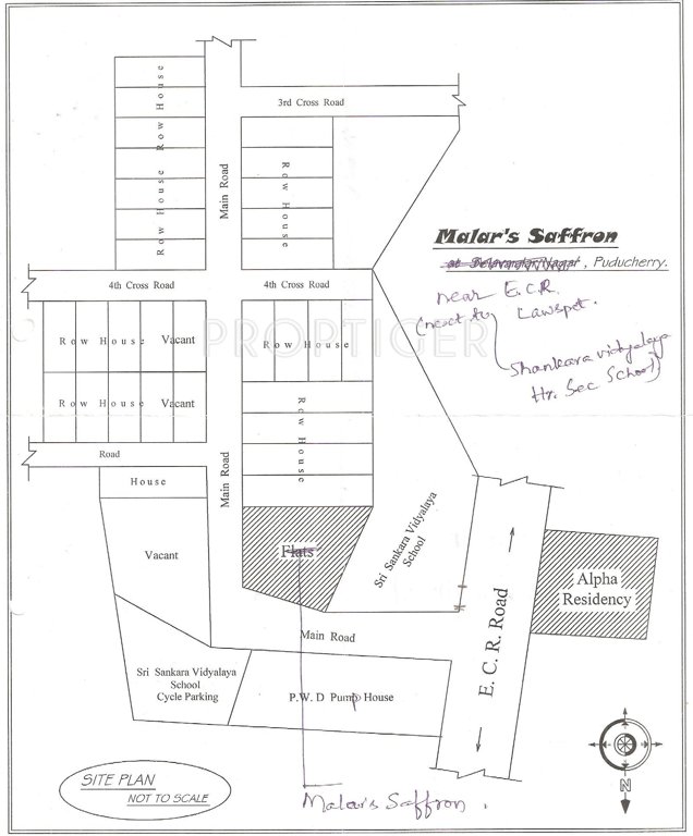 Build Tech Constructions Malars Saffron Layout Plan