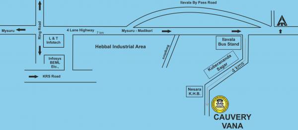 Images for Location Plan of Telecom Cauvery Vana Images for Location Plan of Telecom Cauvery Vana