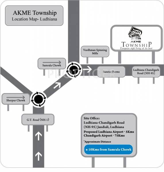 Images for Location Plan of Akme Township Plots