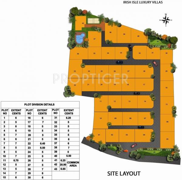  irish-isle Layout Plan
