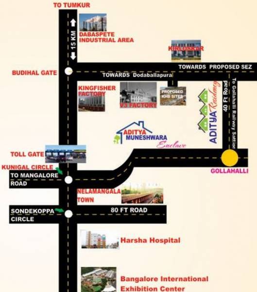 Images for Location Plan of Aditya ATP Aditaya Residency