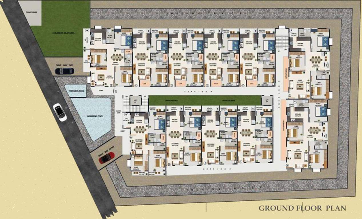 prakash hibiscus Images for Cluster Plan of Vaishnavi Prakash Hibiscus