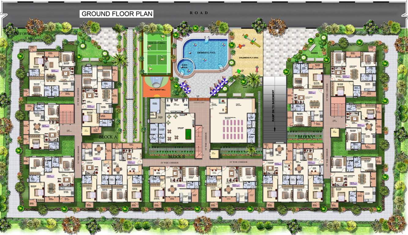  whistling woods Images for Cluster Plan of Pragna Whistling Woods