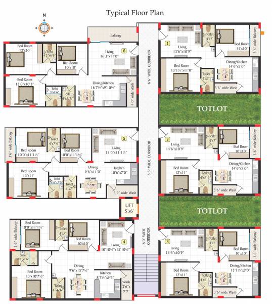  ambience Ambience Typical Cluster Plan