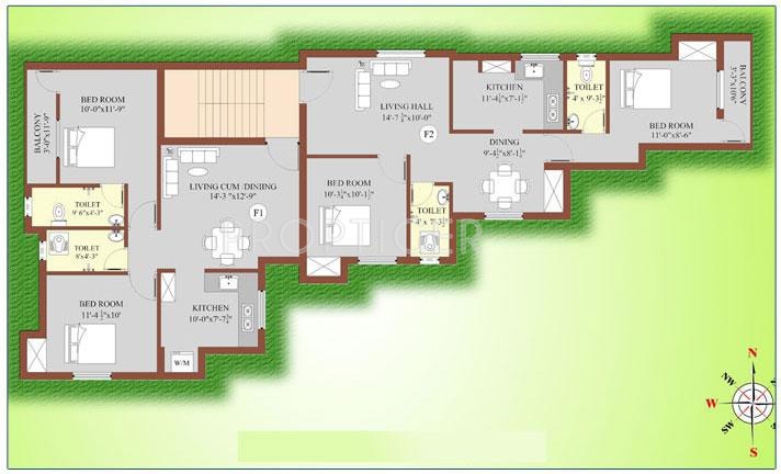 Images for Cluster Plan of Jeyyes Housing Devleopers Celestyn