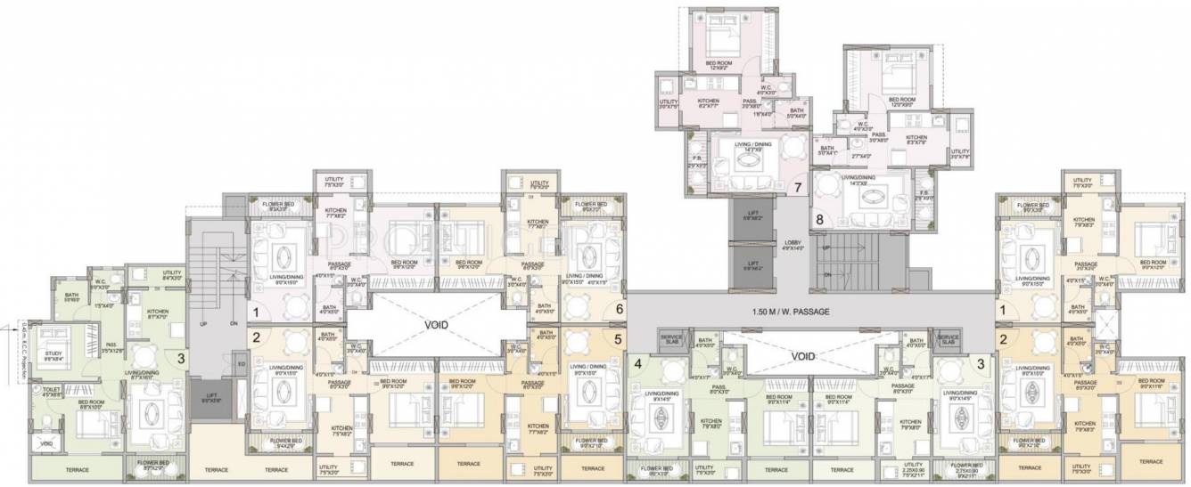  iris Images for Cluster Plan of Hubtown Iris
