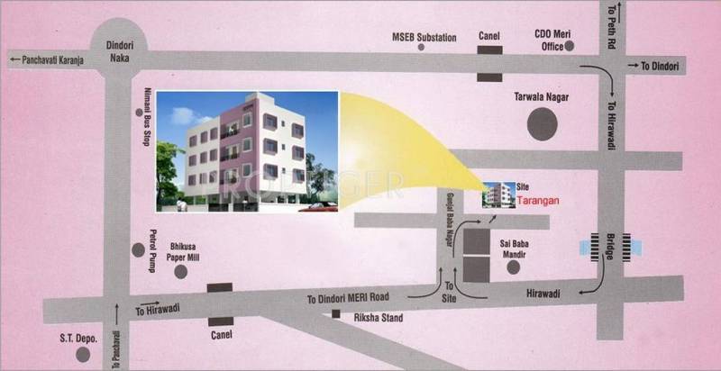 Images for Location Plan of Swapnavel Tarangan Apartment