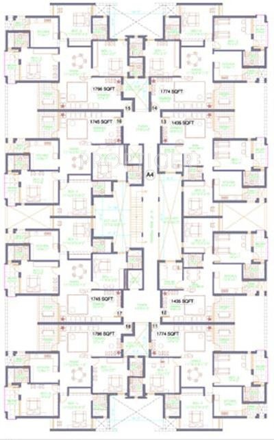 TVH Ekanta Cluster Plan Tower A4 1st &2nd floor