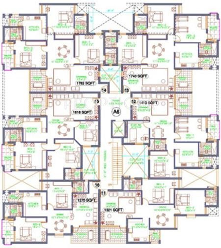 TVH Ekanta Cluster Plan Tower A6 1st 4th floor