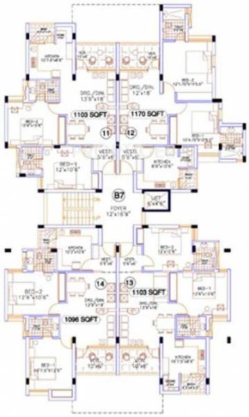 TVH Ekanta Cluster Plan Tower B7-1st-3rd floor