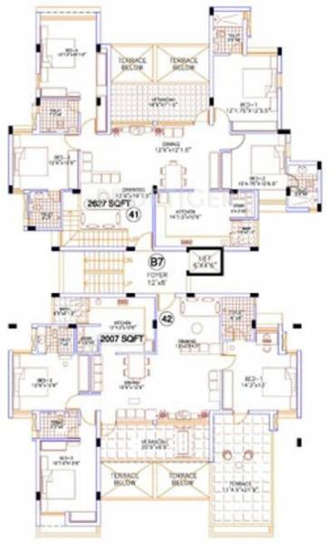 TVH Ekanta Cluster Plan Tower B7-4th floor