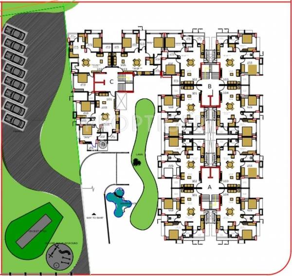 Images for Cluster Plan of PSY Pramukh Elegance Images for Cluster Plan of PSY Pramukh Elegance