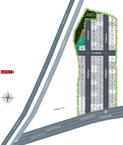  pranav-blooms Images for Layout Plan of Praneeth Pranav Blooms