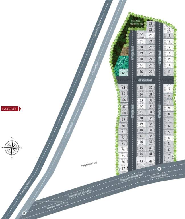  pranav blooms Images for Layout Plan of Praneeth Pranav Blooms