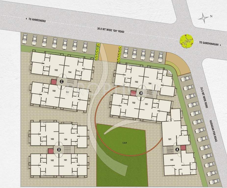 PSY Projects Pramukh Exotica Layout Plan