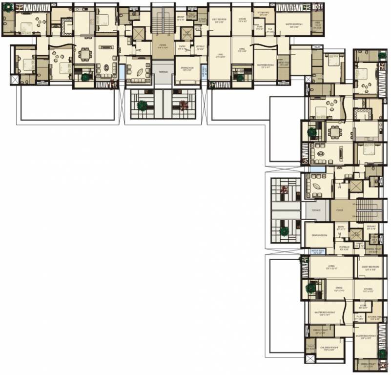 Images for Cluster Plan of Ladani Group Decora Highland