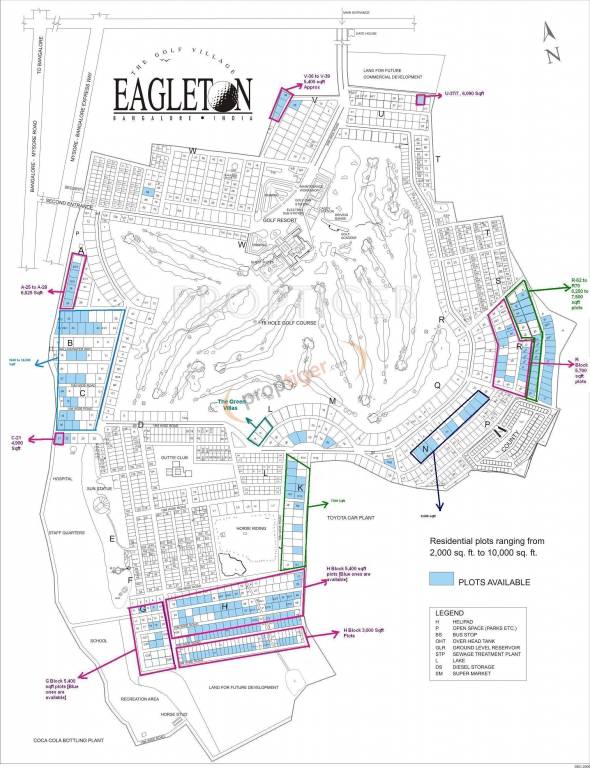 Images for Master Plan of Eagleburg Golf Village Plot