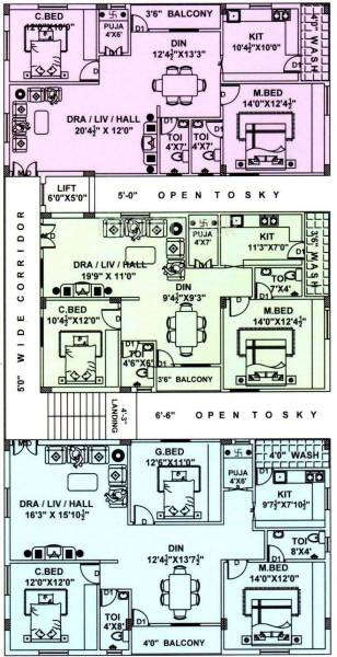 Images for Cluster Plan of Suchitra Constructions Velaga Heights