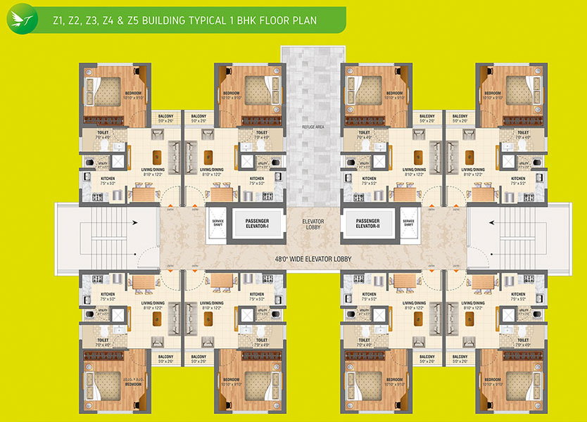  espirana Tower Z1 Cluster Plan