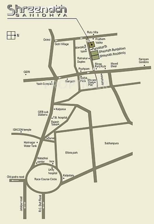 sanidhya Images for Location Plan of Shreenath Sanidhya