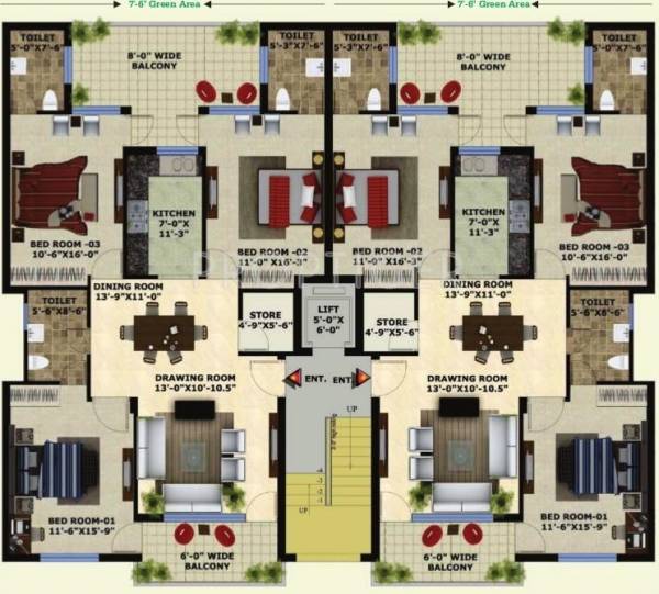 Images for Cluster Plan of Mona Greens 2