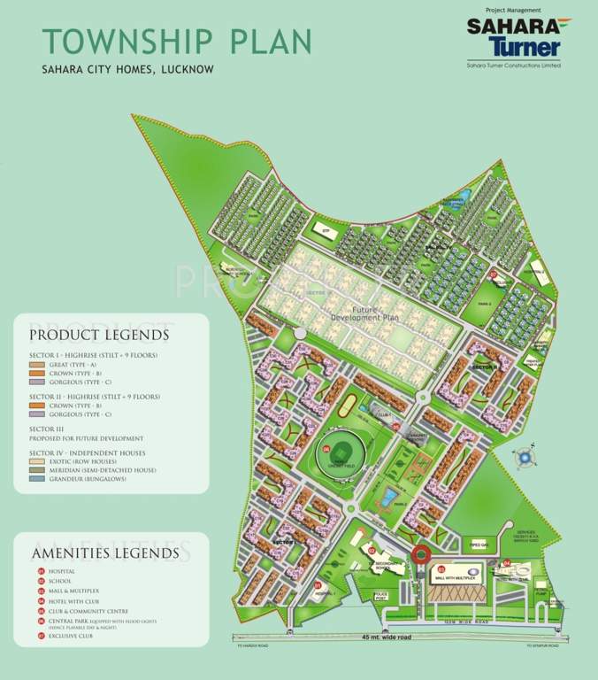 Images for Master Plan of Sahara City Homes Villa Lucknow