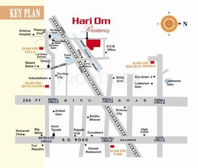  hariom residency Images for Location Plan of Hari Hariom Residency