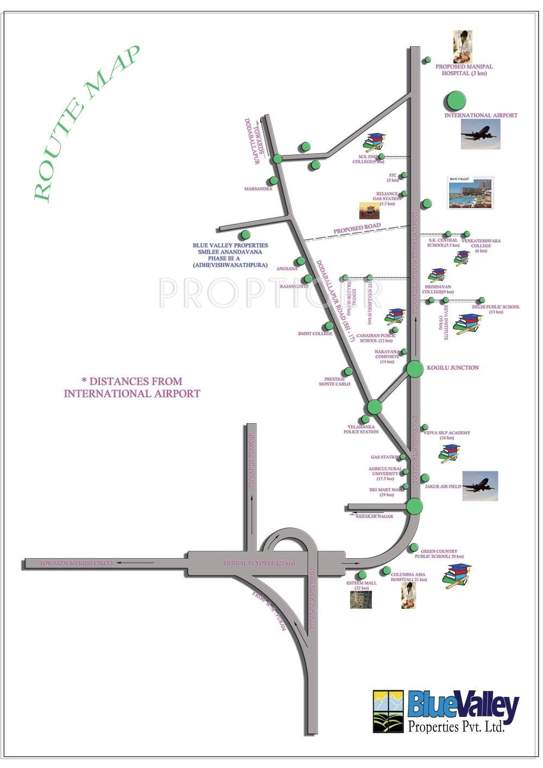 Images for Location Plan of Blue Valley Smilee Anandavana III A Villa