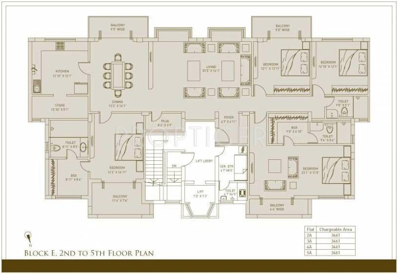  villas Block 1 Cluster Plan