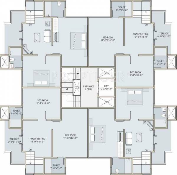 Images for Cluster Plan of Labh Bansi Residency