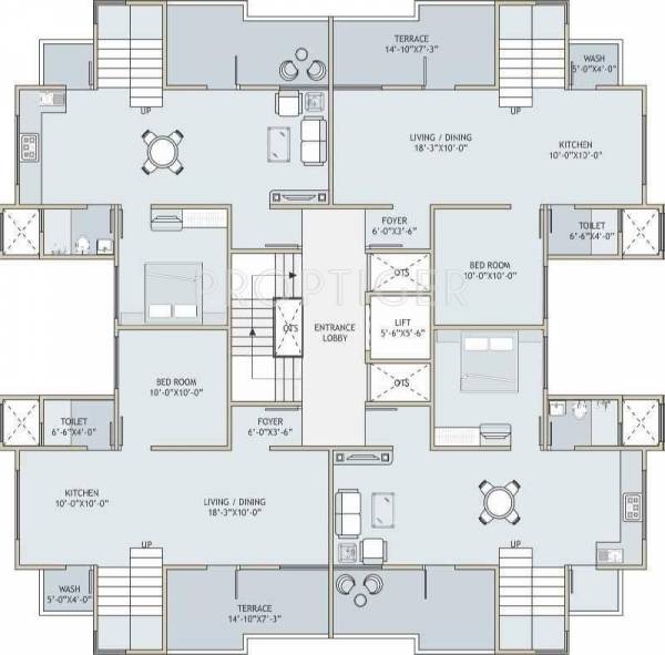Images for Cluster Plan of Labh Bansi Residency