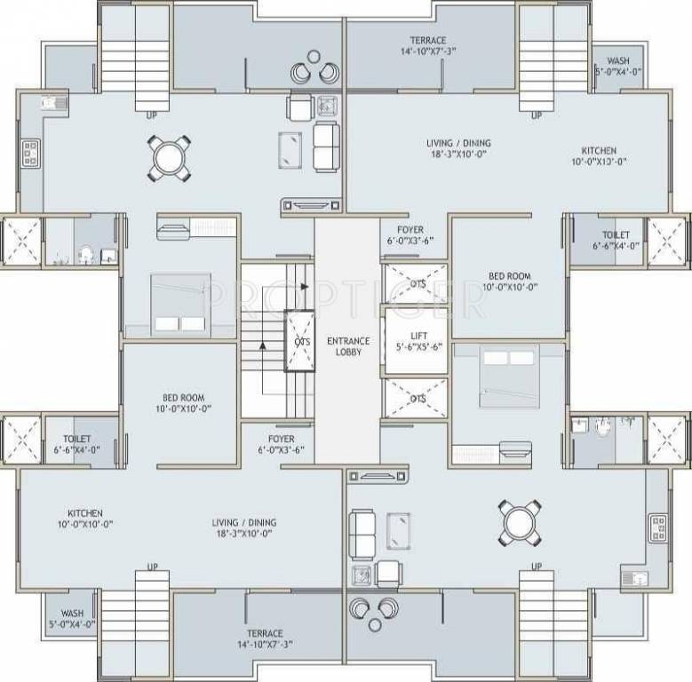 Images for Cluster Plan of Labh Bansi Residency