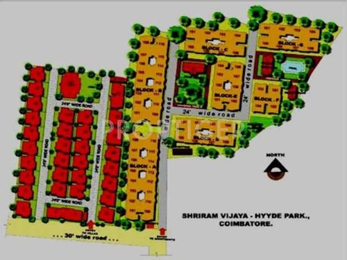 Images for Layout Plan of Shriram Vijaya Hyyde Park Apartments