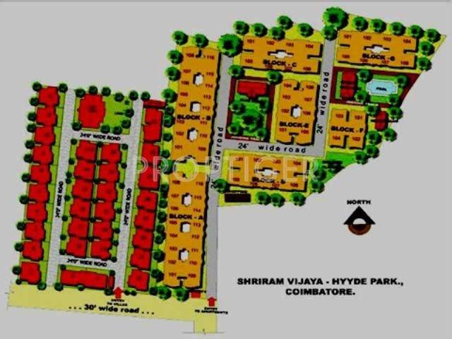 Images for Layout Plan of Shriram Vijaya Hyyde Park Apartments
