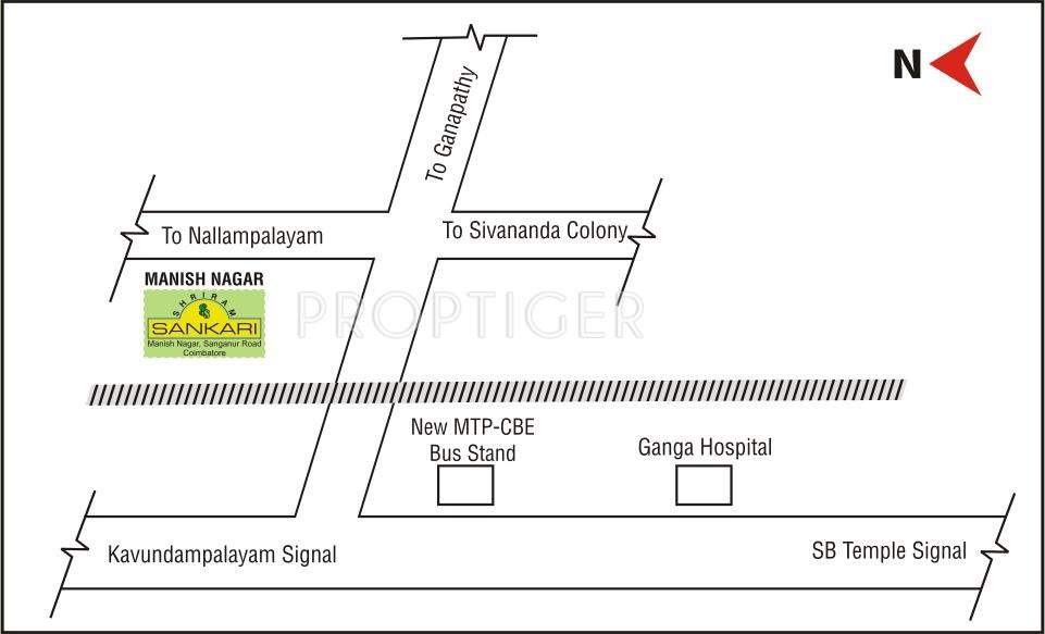  sankari Images for Location Plan of Shriram Sankari
