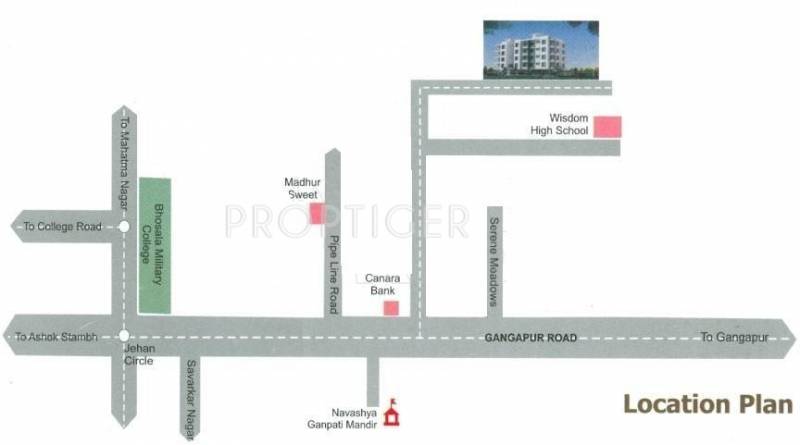 GS Developers Shree Sai Dham C Wing Location Plan