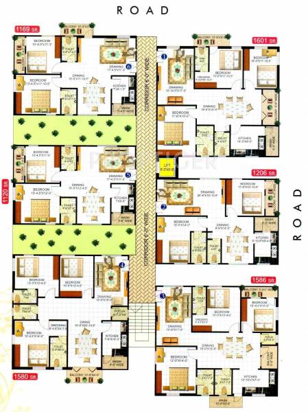 Images for Cluster Plan of Sruthi Sri Harsha Pride