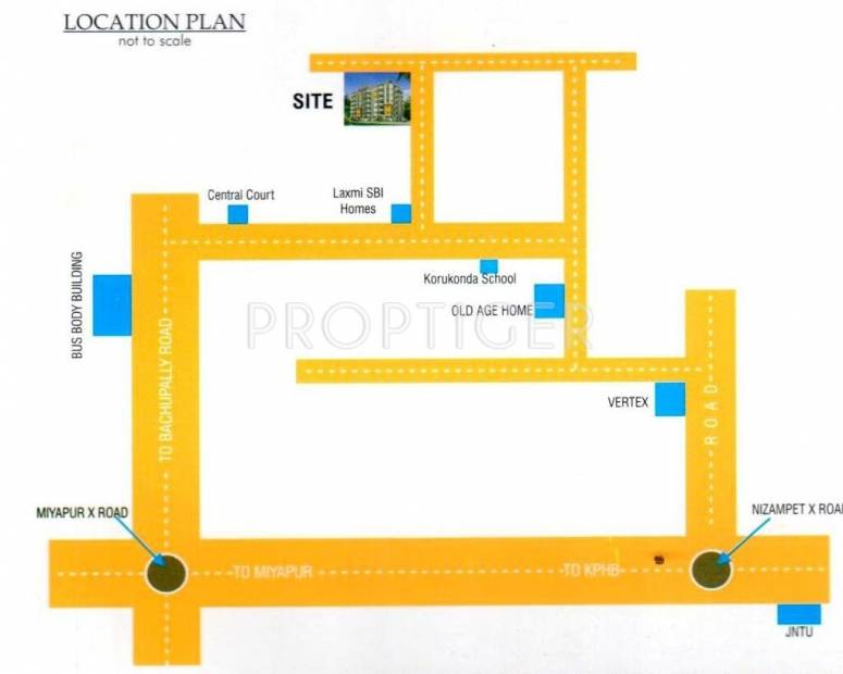 Images for Location Plan of Sruthi Sri Harsha Pride