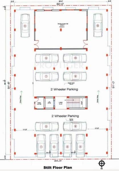Aatmaja Homes Bhargavi Palace Stilt Floor plan