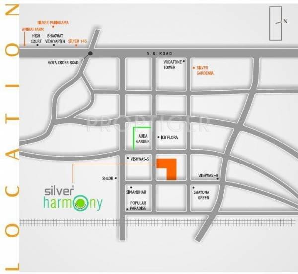 Avirat group Silver Harmony Location Plan