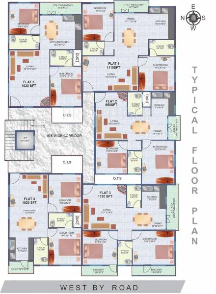 Images for Cluster Plan of Kumari Residency