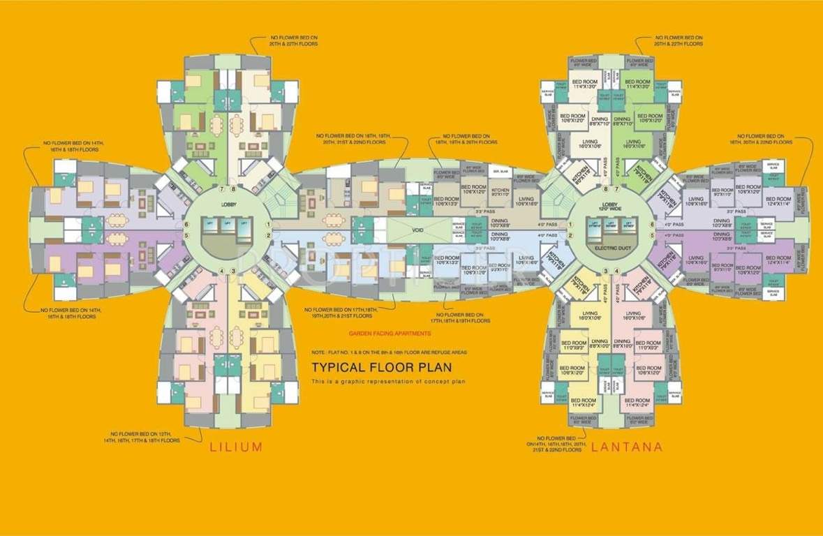 Images for Cluster Plan of Nahar Lilium Lantana
