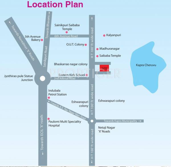 Images for Location Plan of GSRK Abhinandanas Darshan