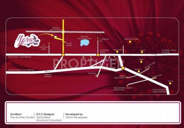 Images for Location Plan of Uttam Developers Uttam Flora