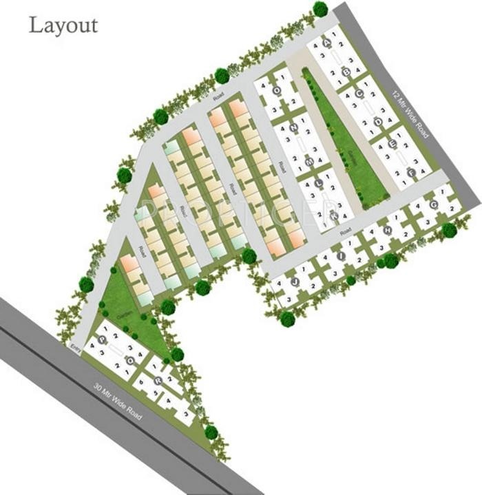 Images for Layout Plan of Akshar Paradise Apartments