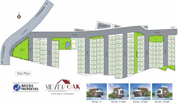 Images for Layout Plan of Modi Silveroak Villas Phase 1