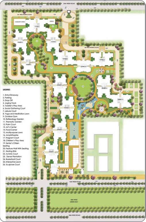  the serenas Images for Layout Plan of Signature The Serenas