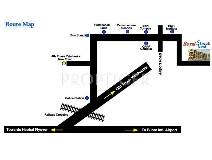 Royal Developers And Promoters Streak Nest Location Plan