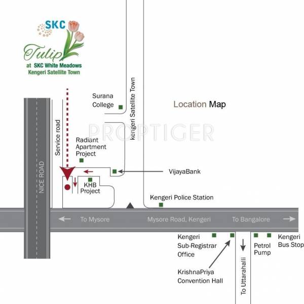 Images for Location Plan of Sri Krishna Constructions India Tulip