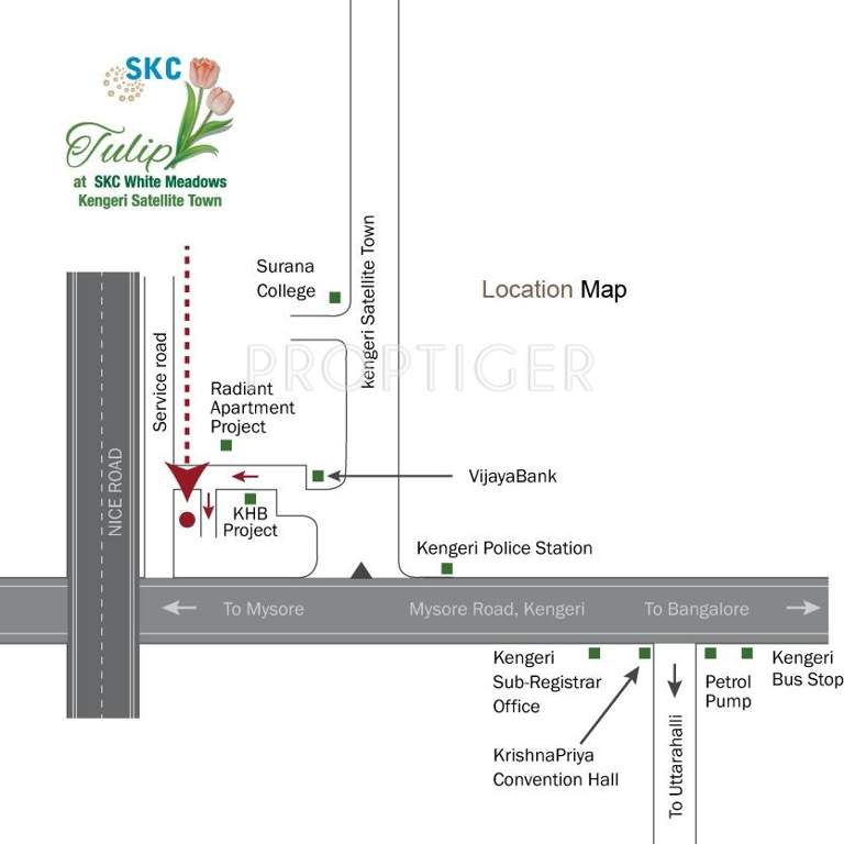 Images for Location Plan of Sri Krishna Constructions India Tulip
